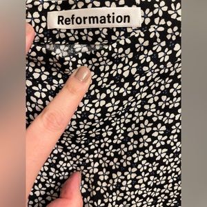 Reformation Floral Midi Skirt